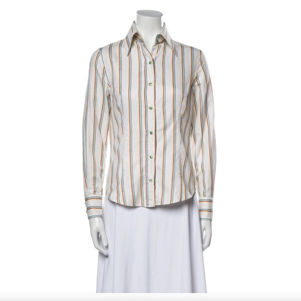 Etro Striped Button Down Shirt